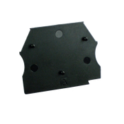 EP2.5-10BLACK - End Plate for ER2.5, ER4, ER6, ER10 - Price per 100