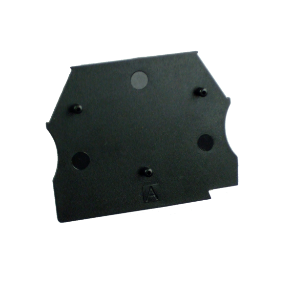 EP2.5-10BLACK - End Plate for ER2.5, ER4, ER6, ER10 - Price per 100
