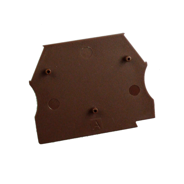 EP2.5-10BROWN - End Plate for ER2.5, ER4, ER6, ER10 - Price per 100