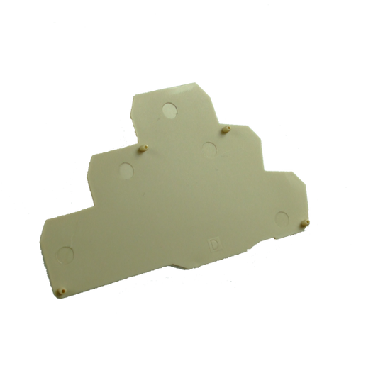 EPT3BEIGE - End Plate for ERT3 - Beige - Box of 10