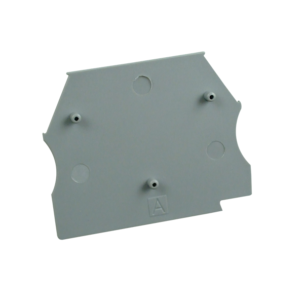 EP2.5-10GREY - End Plate for ER2.5, ER4, ER6, ER10 - Price per 100