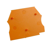 EP2.5-10ORANGE - End Plate for ER2.5, ER4, ER6, ER10 - Price per 100