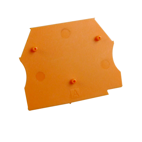 EP2.5-10ORANGE - End Plate for ER2.5, ER4, ER6, ER10 - Price per 100
