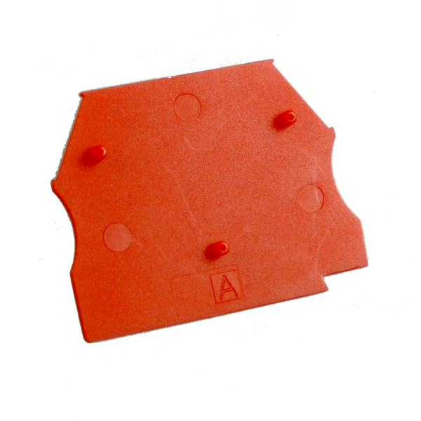 EP2.5-10RED - End Plate for ER2.5, ER4, ER6, ER10 - Price per 100