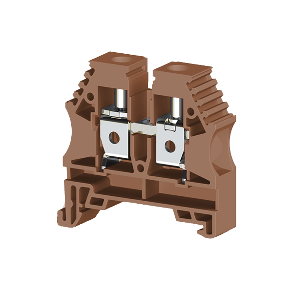 ER10BROWN - Screw Clamp Terminal 10mm², 600V, 65A - Price Per 50