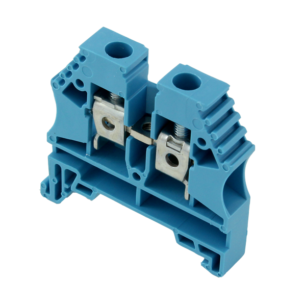 ER6BLUE - Screw Clamp Terminal 6mm², 600V, 50A - Price per 60