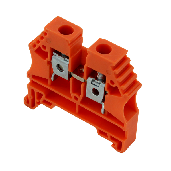 ER6ORANGE - Screw Clamp Terminal 6mm², 600V, 50A - Price per 60