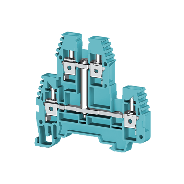 ERD4VBLUE - Double Deck Screw Terminal - Price Per 20