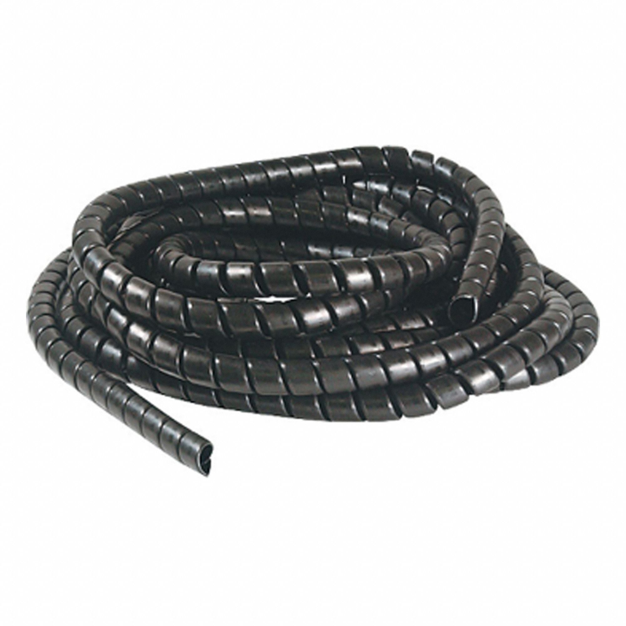 Black - Spiral Wrap - 20mm - 25M Roll