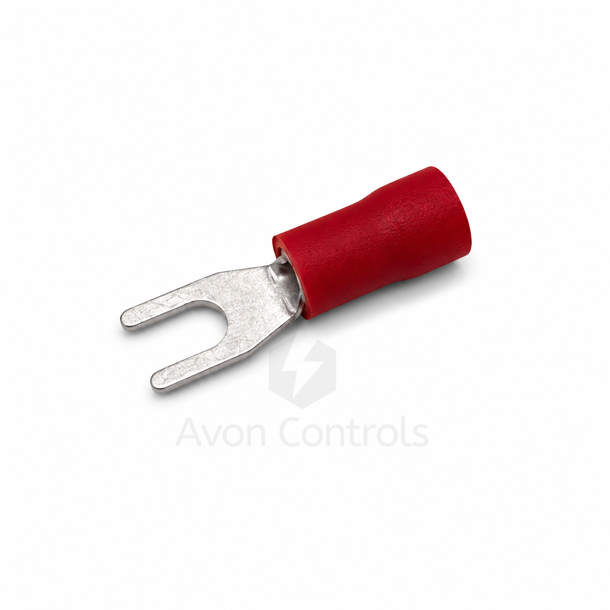 M3 - Fork Terminals - 3.2mm - Red - Pack of 100