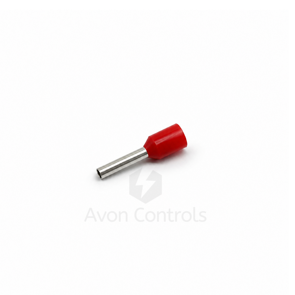 1.5mm Insulated Bootlace Ferrule (German) - Red - Pack of 100