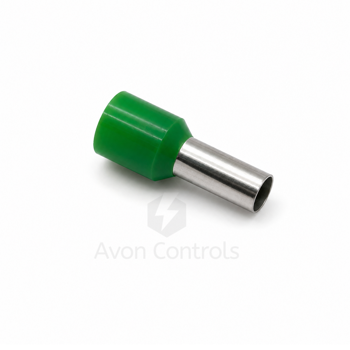 16mm Insulated Boot Lace Ferrule (German) - Green - Pack of 100
