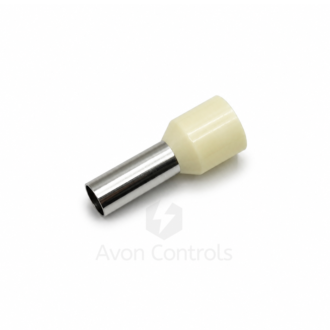 16mm Insulated Bootlace Ferrule (French) - Ivory - Pack of 100