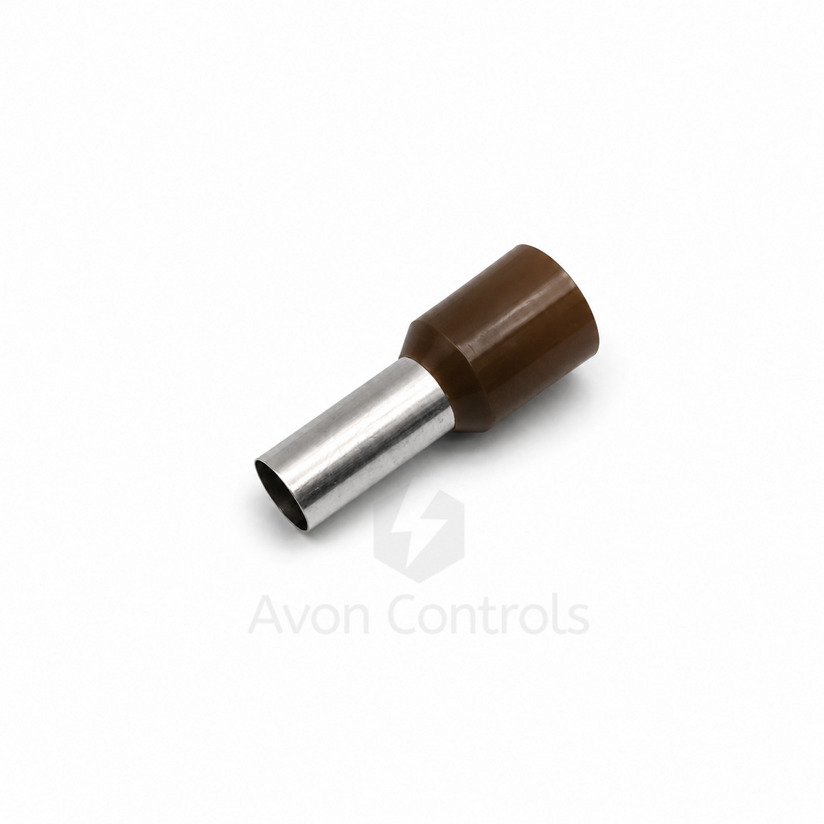 25mm Insulated Bootlace Ferrule (German) - Brown - Pack of 100