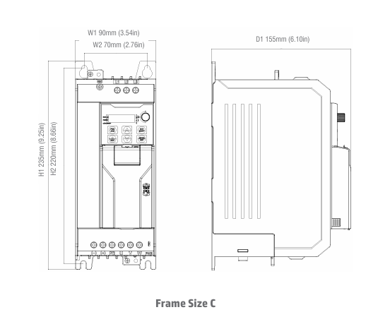NXG-16A-21 - 4kW Heavy Duty - Single Phase 200V