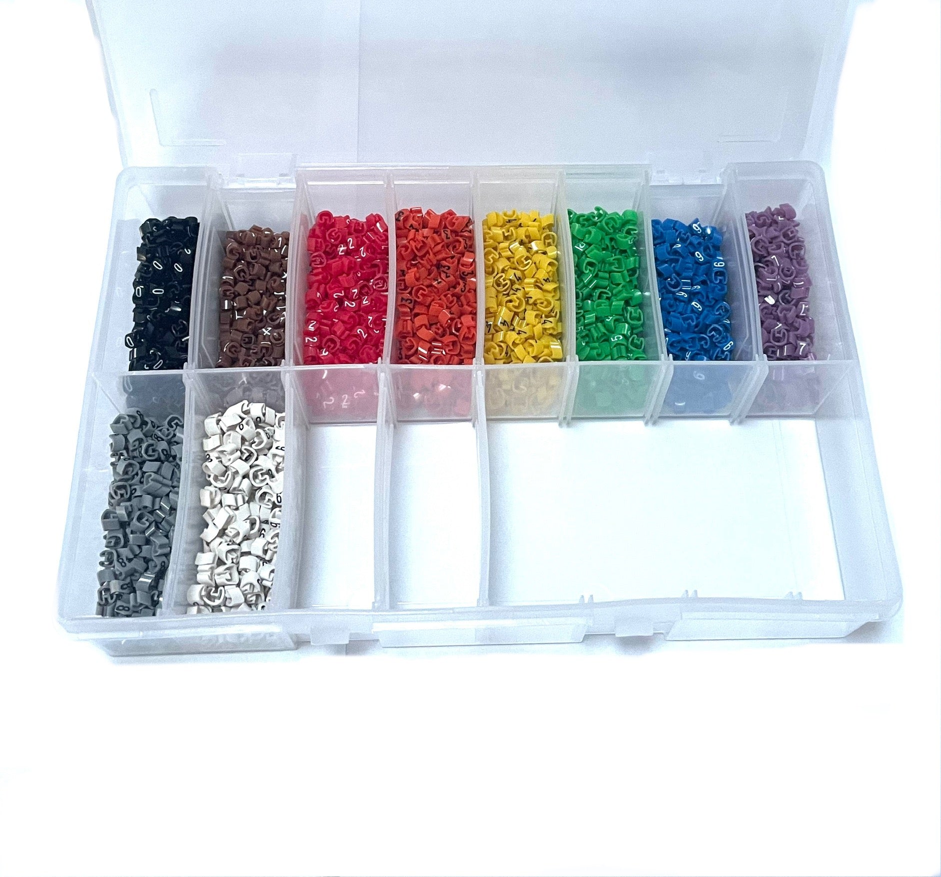 Cable Marker Kit - 0-9 x 200 pcs