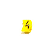Bag of 200 - Colour Coded Cable Marker - Number 4 - Yellow