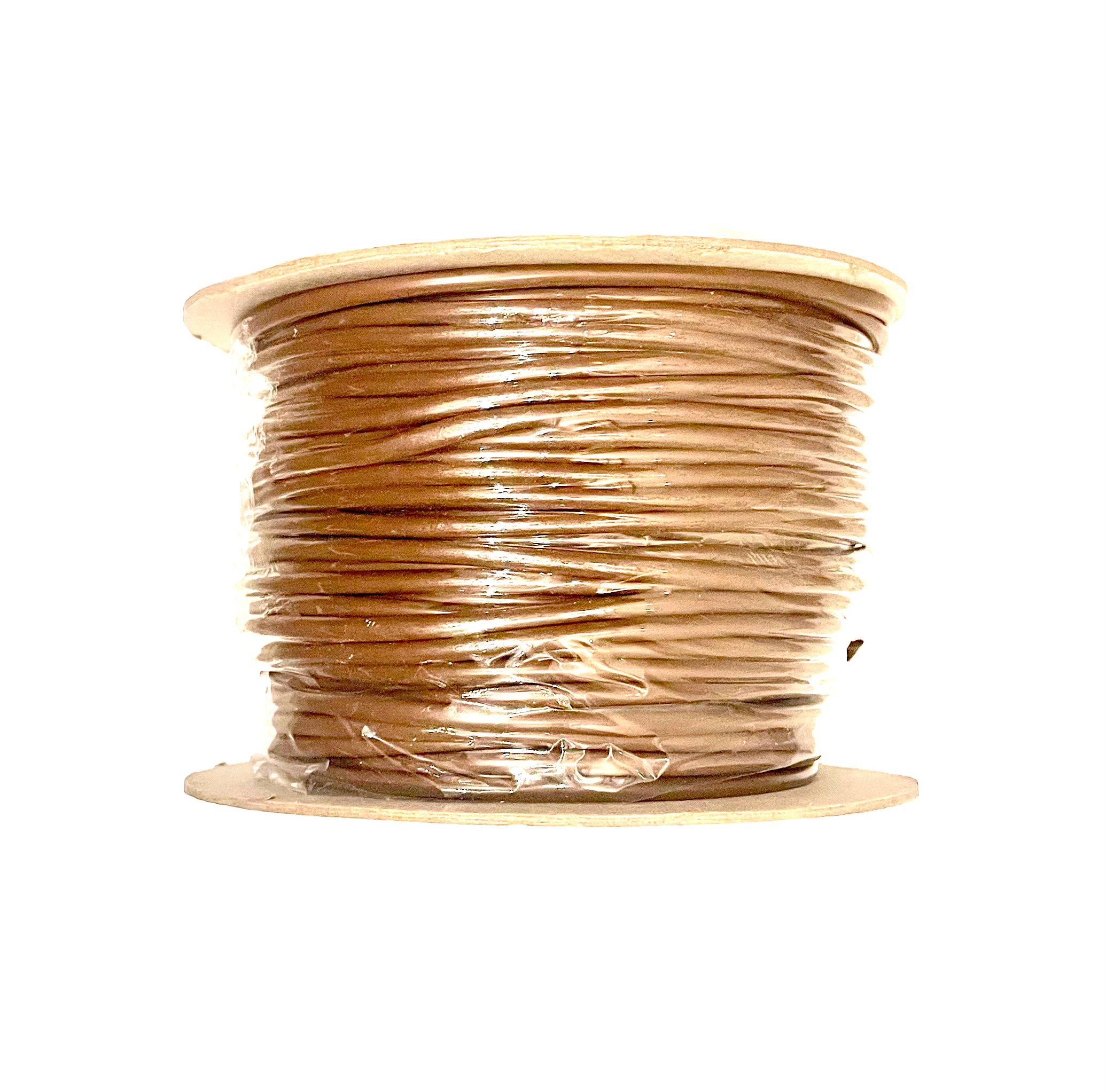 PVC Sleeving - 2mm - Brown - 100M Reel
