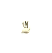 Bag of 200 - Colour Coded Cable Marker - N (Neutral) - Black on White