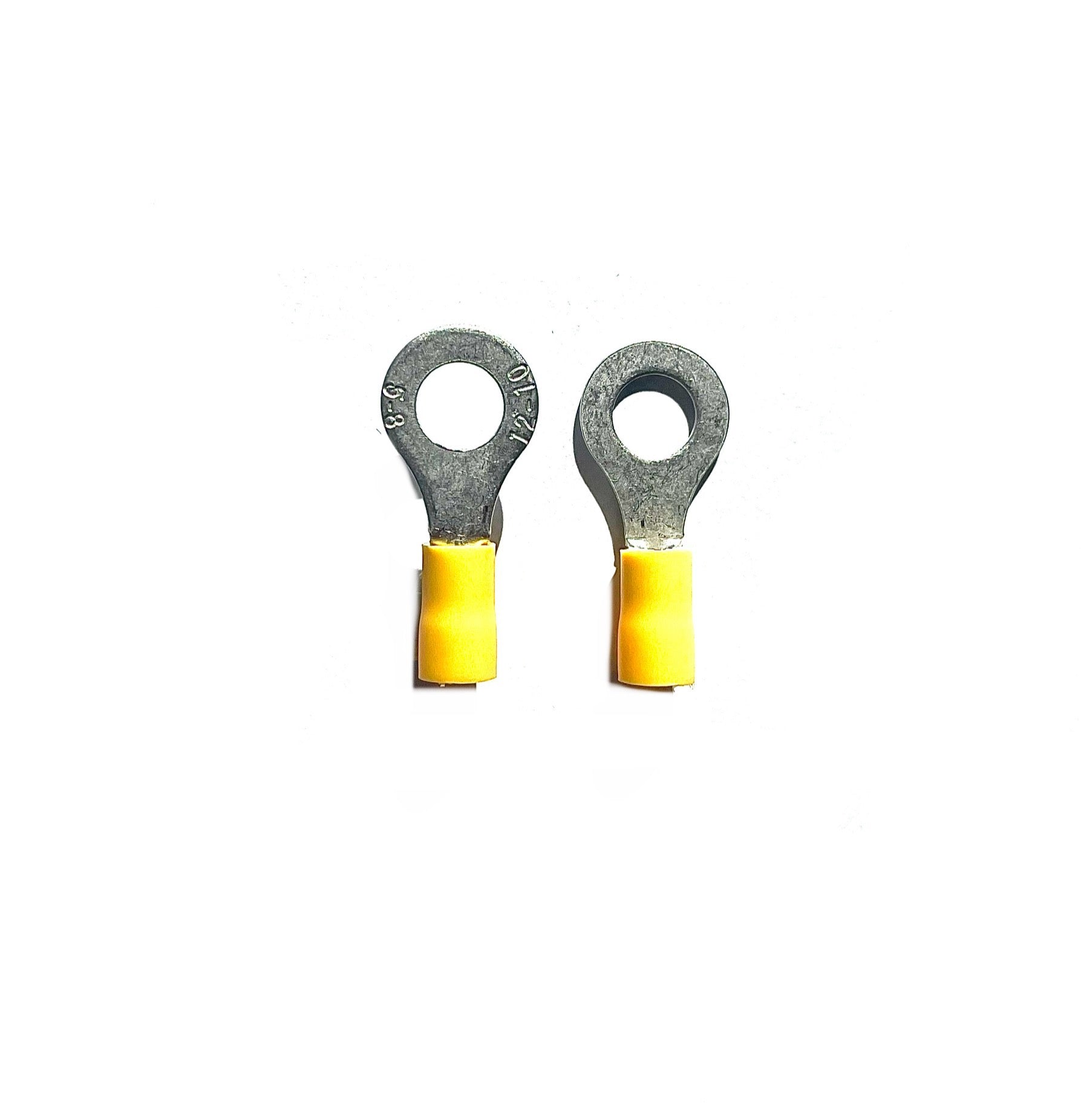 M6 - Ring Terminals - 6.5mm -Yellow - Pack of 100