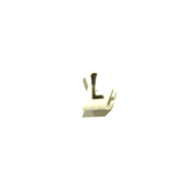Bag of 200 - Colour Coded Cable Marker - L (Live) - Black on White