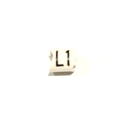 Bag of 100 - Colour Coded Cable Marker - L1 - Black on White
