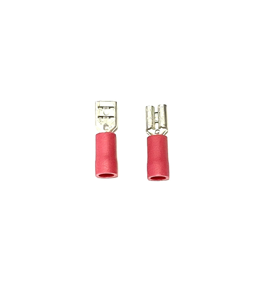 Uninsulated Female Push On - Red - 0.5-1.5mm Cable - 2.8mm - Pack of 100