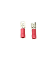 Uninsulated Female Push On - Red - 0.5-1.5mm Cable - 2.8mm - Pack of 100
