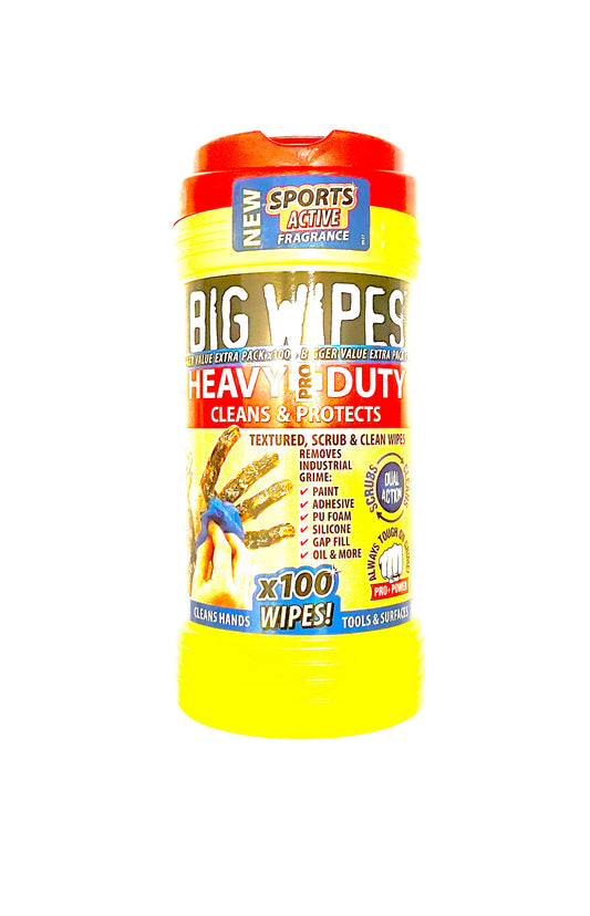 Big Wipes - Tub of 100 - Heavy Duty