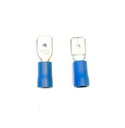 Male Insulated Push-On - Blue - 1.5-2.5mm Cable - 6.3mm