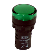 LMB-XX-GREEN - Green 22mm IMO Pilot Light - Various Voltages