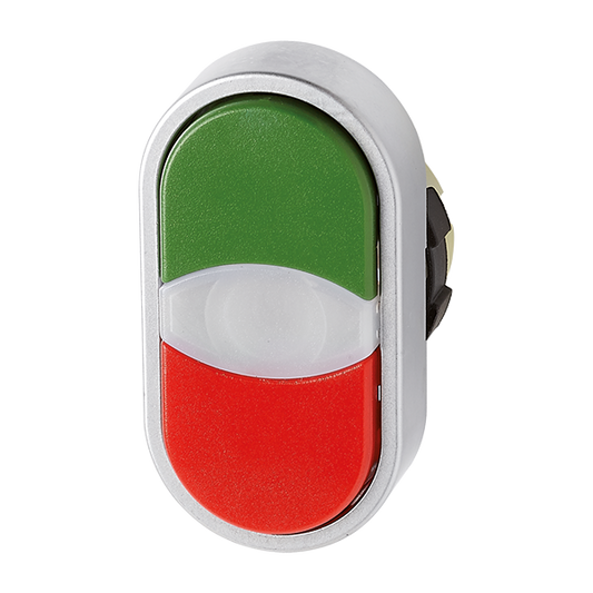 BC3DT-GRE/RED - Double Actuation Push Button