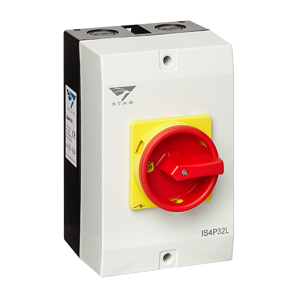 Stag - AC Isolator - IS4P32L - 32A Large Body - 4 Pole
