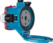 Marechal DS2 Socket F + Switch Metal Blue IP66/67 3P+N+E 200A-250A 440V AC