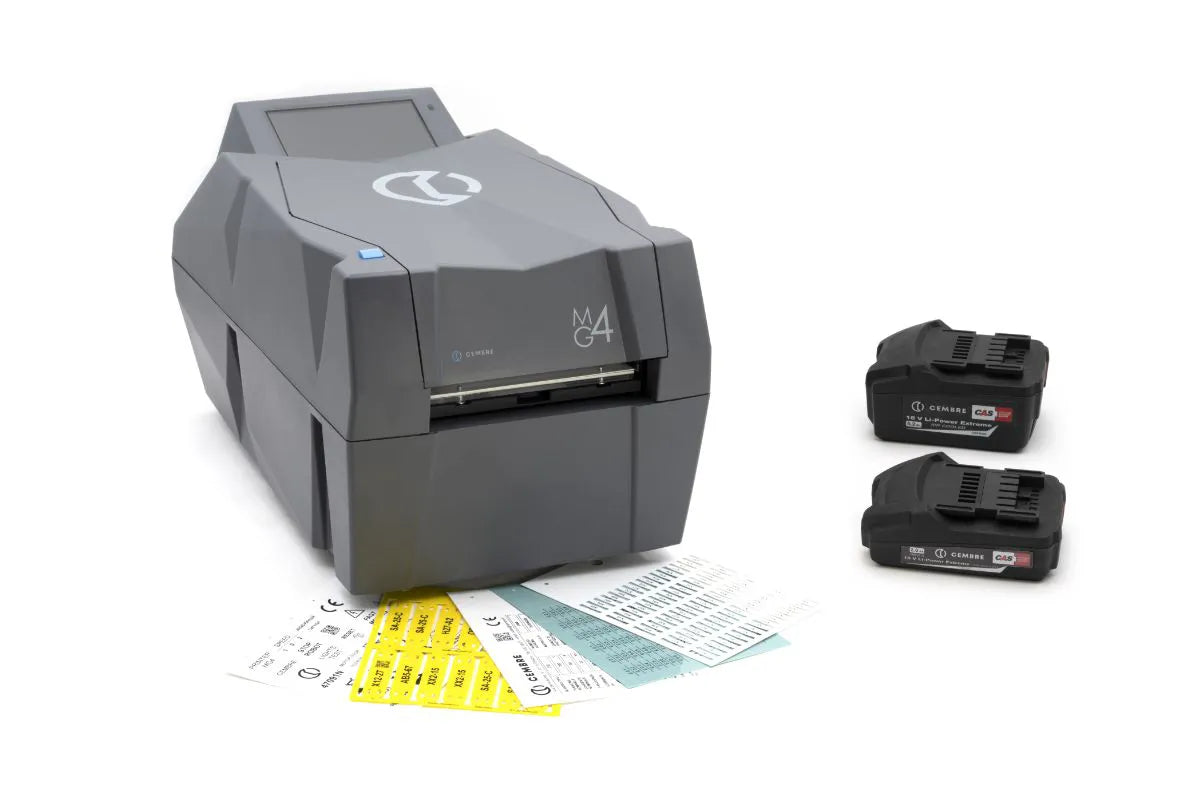 Cembre - MG4E - Thermal transfer printer on sheet - with display - wi-fi connection