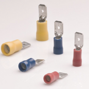 Male Insulated Push-On - Red - 0.5-1.5mm Cable - 6.3mm