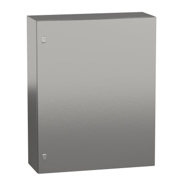 Schneider - NSYS3X10830 - PanelSet S3X stainless 304L - H1000xW800xD300 mm - Scotch Brite® finish