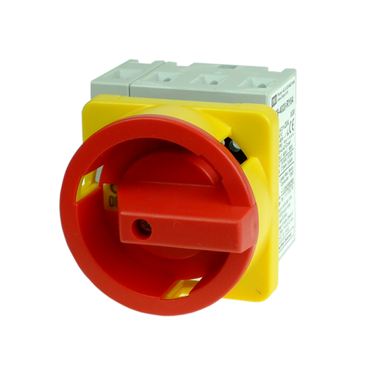 4 Pole Panel Mounted Isolator - 20-100A  PM69-40XX-RY64 - Various Options
