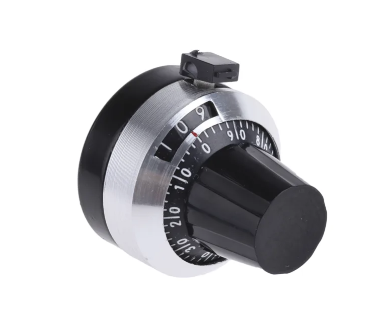 ACD226.35-10 - 22 mm Potentiometer for 6.35 mm Shaft Circular