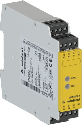 Wieland - SNO4003K-A AC/DC24V (B) - Safety relay, 3NO & 1NC contacts - R1.188.0500.1