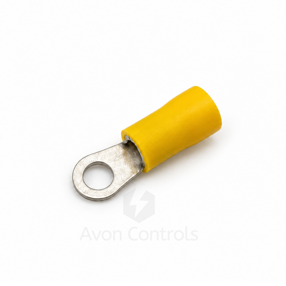 M4 - Yellow Ring Terminal - Pack of 100