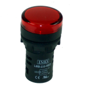LMB-XX-RED - Red 22mm IMO Pilot Light - Various Voltages