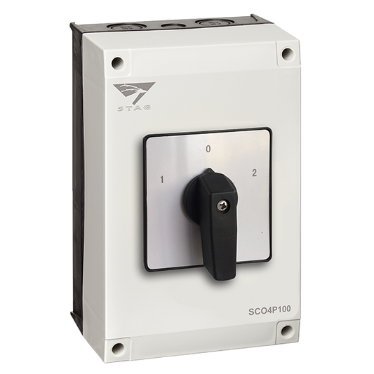SCO4PXX - Stag Changeover Switch - 4 Pole - 20-100A