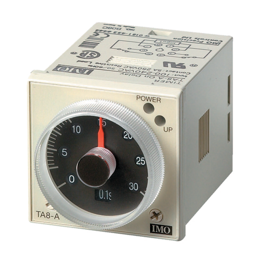 TA8-A100-230AC - Panel Mount Timer - 0.05s-60hr