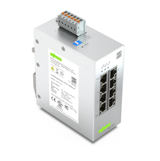 WAGO - 852-1812 - 8 Way Ethernet Switch (Managed)