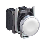 Schneider - XB4BA11 - White Push Button with 1 x NO contact