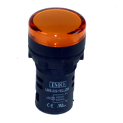 LMB-XX-YELLOW - Yellow 22mm IMO Pilot Light - Various Voltages