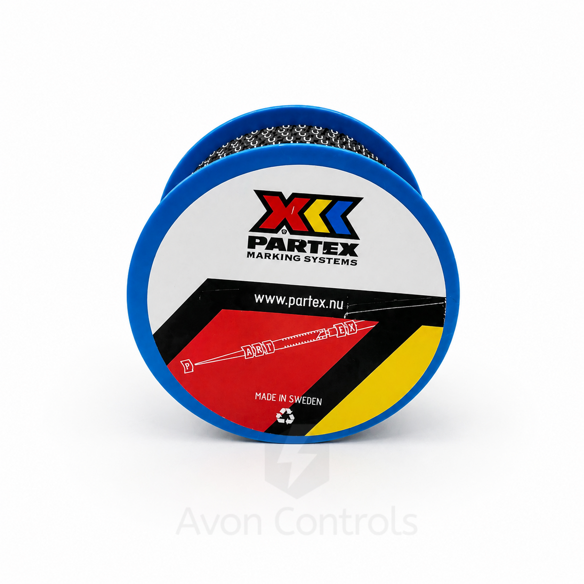Partex PA1/3 - Colour Coded Cable Marker - Number 0 - Black - Reel of 1000