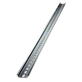 Din Rail 1M - 35mm x 7.5mm - 1 Metre Slotted x 20 Lengths