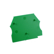 EP2.5-10GREEN - End Plate for ER2.5, ER4, ER6, ER10 - Price per 100